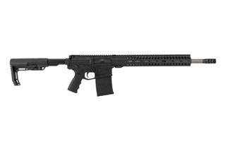 Andro Corp Divergent Mod 1 6.5 Creedmoor AR-10 Rifle has a HPT/MPI bolt carrier group, MFT furniture, 18-inch stainless steel barrel, and Mil-Spec parts.